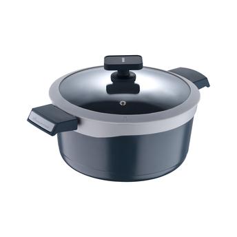 MASTERPRO POT 28CM W GLASS LID